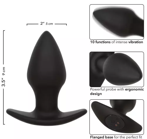 Vibrierende Plug Ikonik 9 x 4,2 cm – 6/10