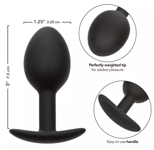 Plug mit Kugel Anal Vibe 7,5 x 3,3 cm - Gewicht 46g – 6/9