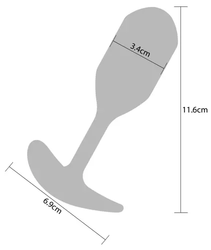 Gewichteter Plug The Athlete 10,5 x 3,4 cm - Gewicht 137 g – 6/6