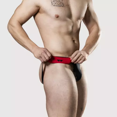 Jockstrap Rev2 Schwarz Rot – 15/19