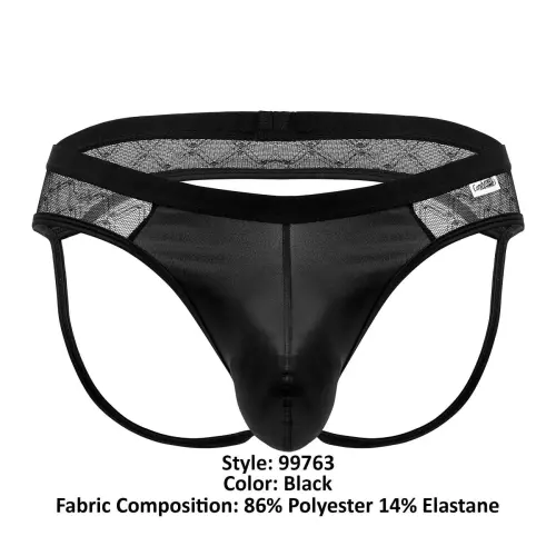 Spitzen-Jockstrap Hathor Schwarz – 7/8