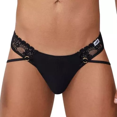 String Sexy Spitze Rati Schwarz – 1/6