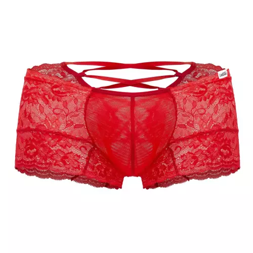 Shorty aus Spitze Veno Rot – 4/9