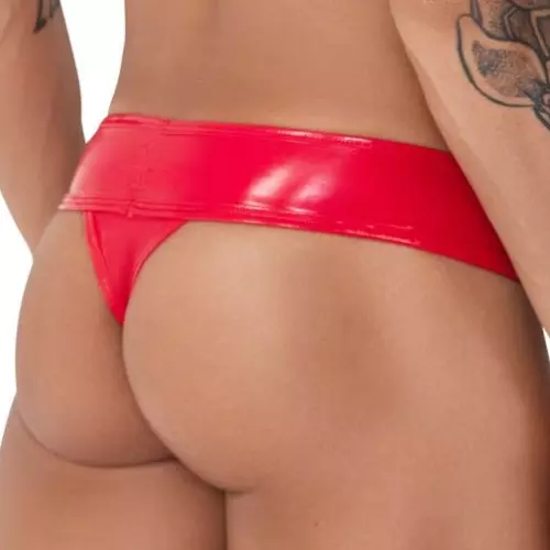 String Wet-Look Venilia Rot – 2/6
