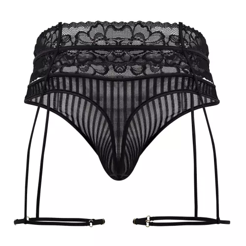 Strumpfhalter String Toreth Schwarz – 6/7