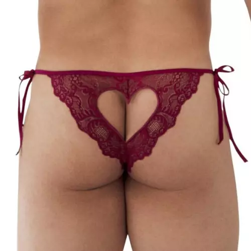 Bikini Spitze Herz Ninsun Bordeaux – 2/13