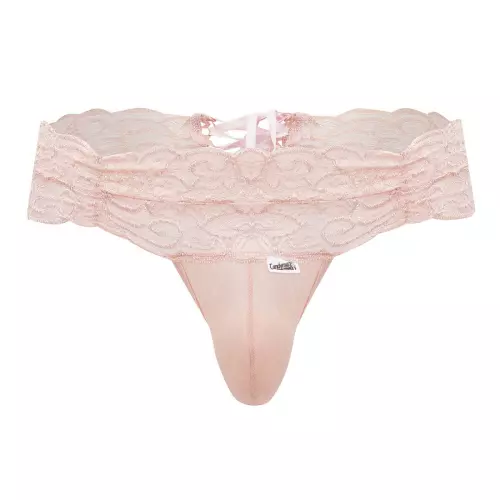 String Spitze mit Schnüren UZZA Rose – 4/11