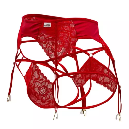 Strumpfhalter Jockstrap Pinga Rot – 5/6