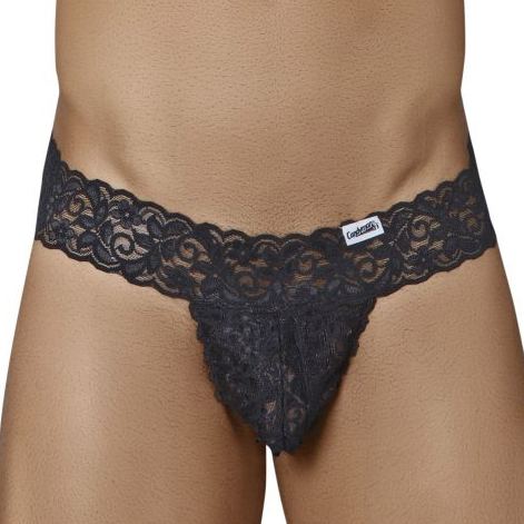 String Dentelle Tlazol Noir