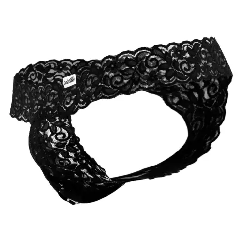 String Spitze Tlazol Schwarz – 5/6