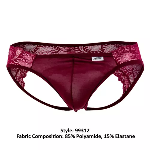 Jockstrap Spitze Xochi Bordeaux – 7/8