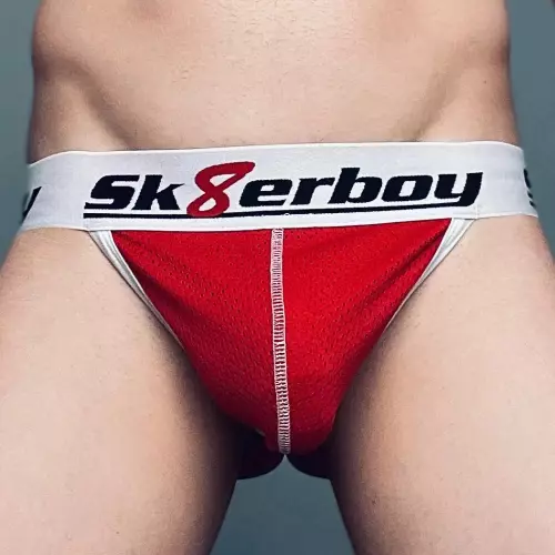 Jockstrap Sk8erboy Mesh Rot – 1/5