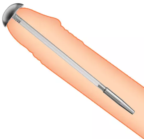Durchbohrter Plug Jet Shower 20,5 cm - Durchmesser 7mm – 3/9