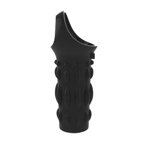 Etui für Penis Strukturiert Schwarz 8 x 3.8cm – 3/5