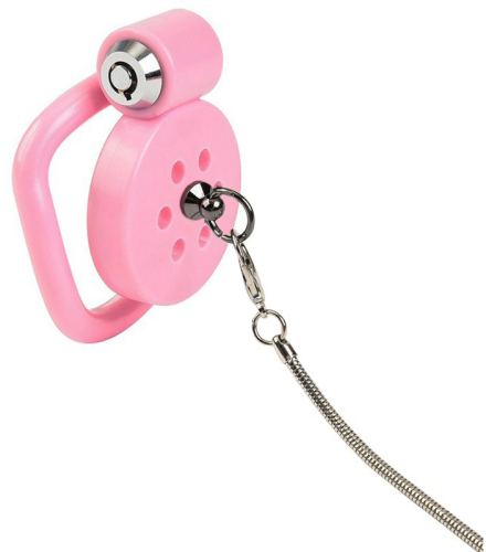 Käfig mit Leine Leashidy 2,5 x 3,8 cm Rosa