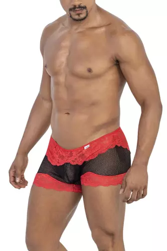 Spitzenhose Hymen Rot und Schwarz – 3/8