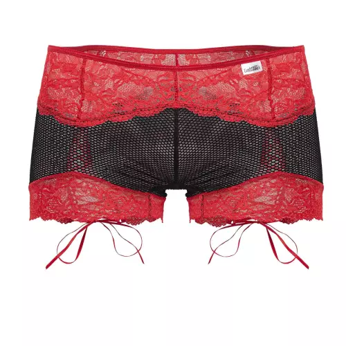 Spitzenhose Hymen Rot und Schwarz – 4/8