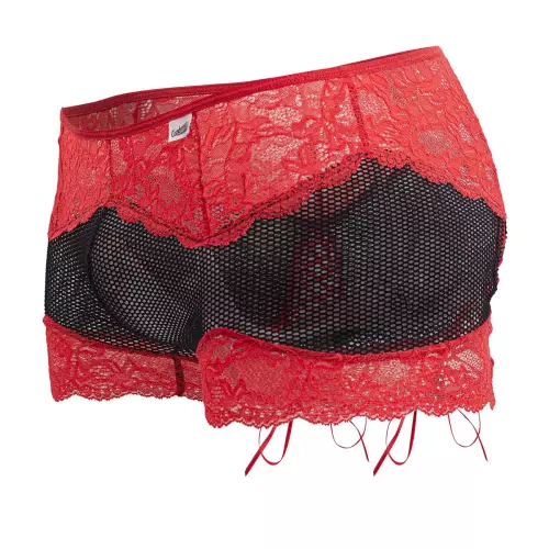 Spitzenhose Hymen Rot und Schwarz – 5/8