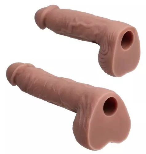 Knebel mit durchbohrtem schwarzem Ball – 14/20