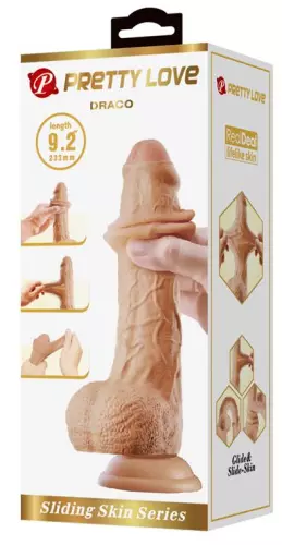 Dildo Draco 16 x 4.5cm Hautfarben – 2/5