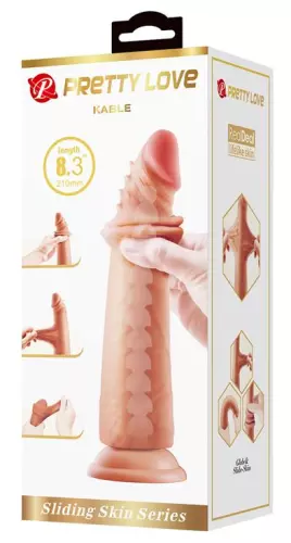 Dildo Kable 18 x 4.5cm Hellbraun – 2/7