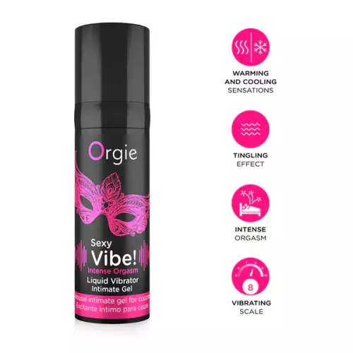 Stimulierendes Gel Sexy Vibe Intense Orgasm 15ml – 3/4