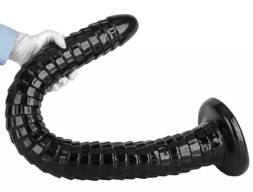 Dildo Pangogok 78 x 8 cm Schwarz – 2/9