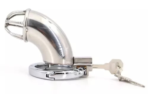 Keuschheitskäfig Curvedick 11 x 3,3 cm – 9/9