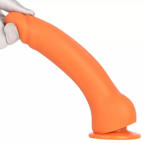 Dildo Curvied 17 x 4,5cm Orange – 4/4