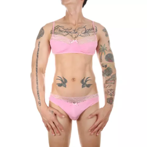 Ensemble Slip und BH Tarmina Rosa – 1/2