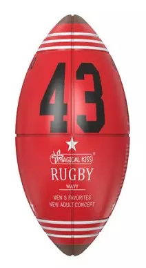 Masturbator Ei Rugby Ball Wavy – 1/2