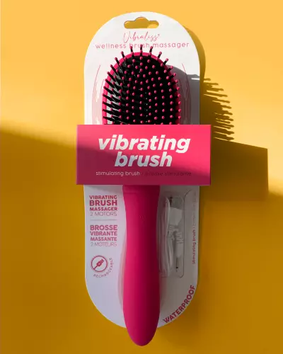 Vibrierende Haarbürste Vibraliss 11.5 x 3.3 cm Rosa – 2/9