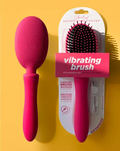 Vibrierende Haarbürste Vibraliss 11.5 x 3.3 cm Rosa – 9/9