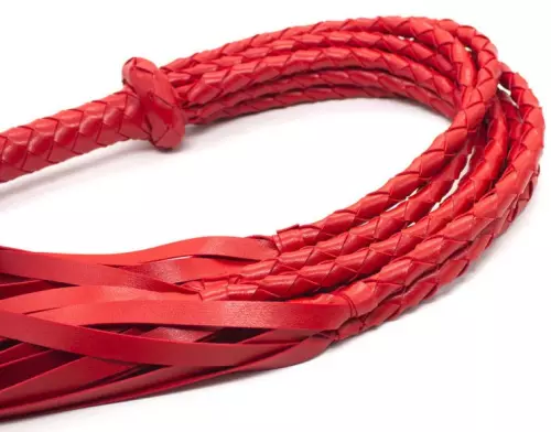 Lange Reitgerte TIGRESS 78 cm Rot – 3/3