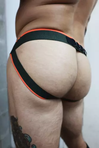 Jockstrap Cockpit Khaki-Orange – 6/10