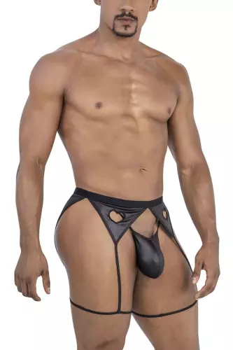String Strumpfhalter Kamat Schwarz – 3/8
