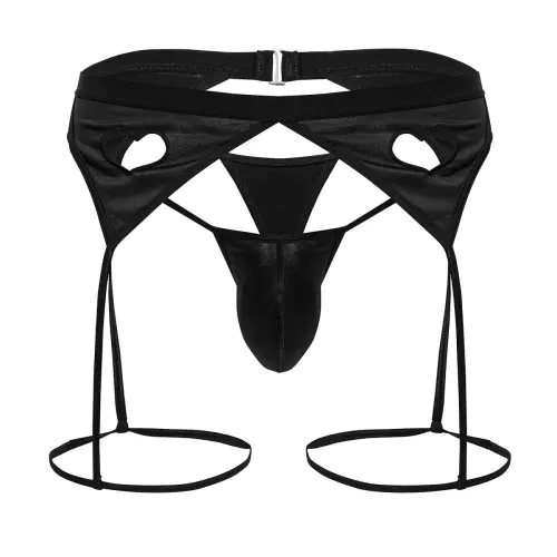 String Strumpfhalter Kamat Schwarz – 4/8