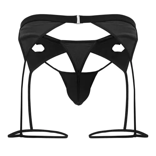String Strumpfhalter Kamat Schwarz – 6/8