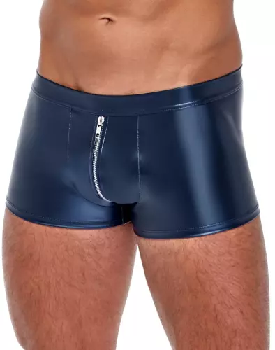 Boxer mit Reißverschluss Andio Metallisch Blau – 4/6