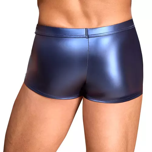 Boxer mit Reißverschluss Eclino Metallisch Blau – 2/8