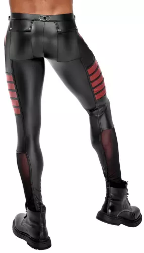 Hose ORMETO Schwarz-Rot – 2/8