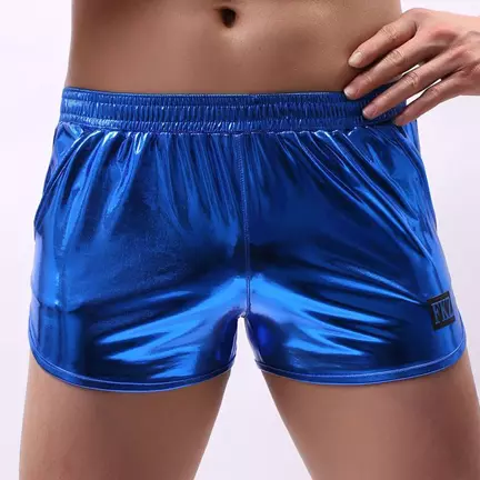 Glänzende Shorts Fakiz Blau – 1/2