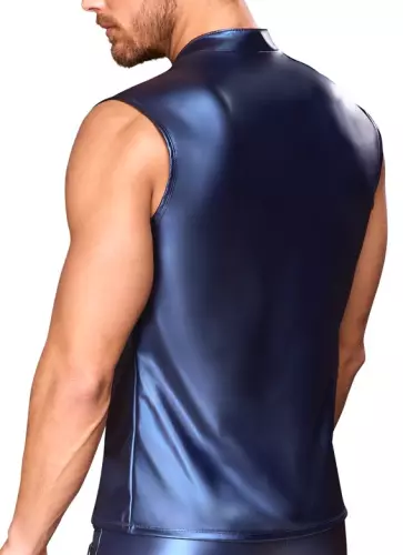 Jacke mit Reißverschluss Top Eclino Metallisch Blau – 2/8