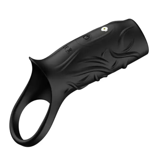 Vibrierende Manschette Extivibe 9 x 4,5 cm Schwarz – 1/4