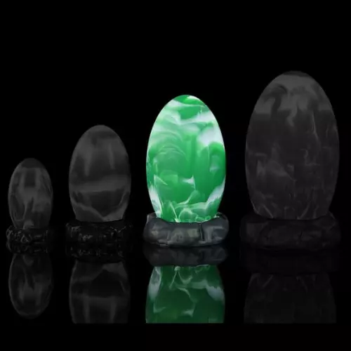 Plug Emerald Egg L 13 x 9cm – 1/3