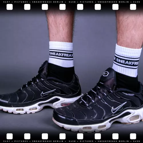 Socken Black White Short Schwarz-Weiß – 5/6