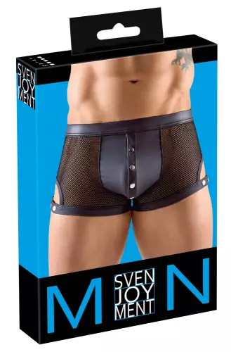 Boxer mit Druckknöpfen Tudeo Schwarz – 3/8