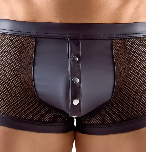 Boxer mit Druckknöpfen Tudeo Schwarz – 5/8