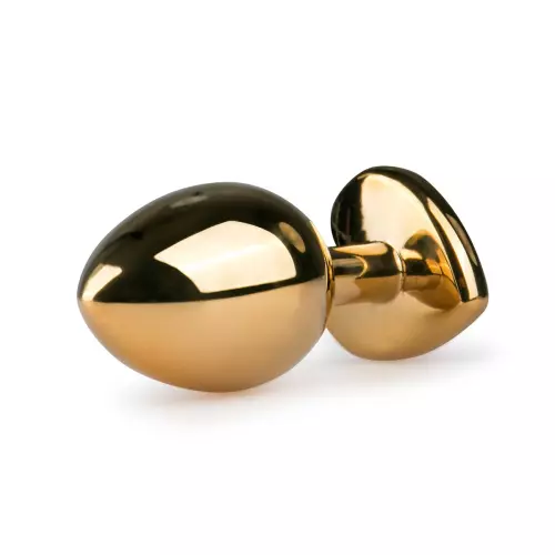 Schmuck-Plug Gold in Herzform - Medium 7,1 x 3,2 cm – 4/5
