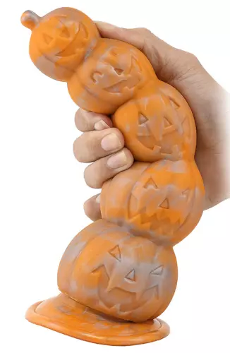Dildo Pumpkin S 17,5 x 5 cm Orange – 2/4
